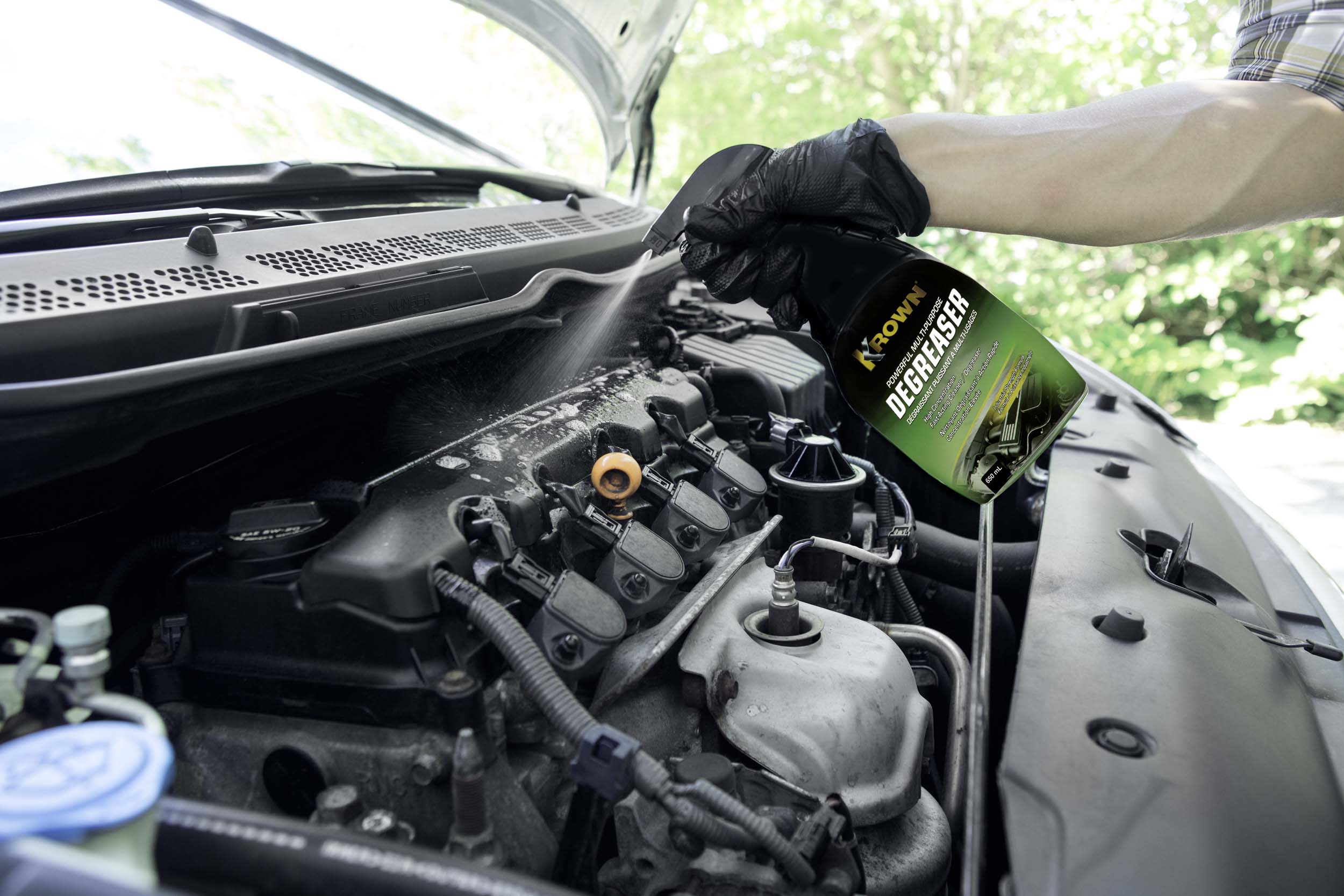 Power Kleen Retail on Engine compartment Power Kleen Retail on Engine compartment